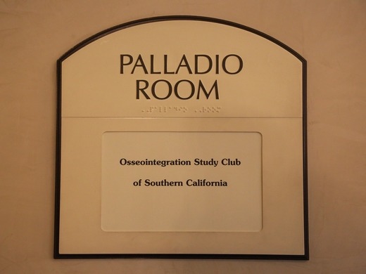 Osseointegration Study Club of Southern California での講演